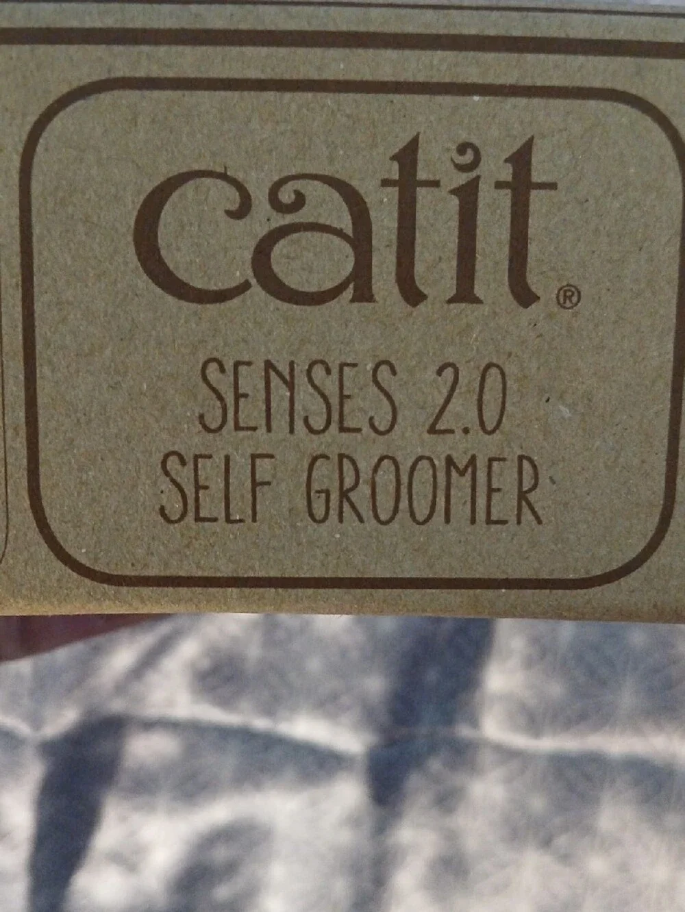 Catit Gray Senses 2.0 Self Groomer with Catnip